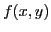 $f(x,y)$