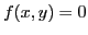 $f(x,y)=0$