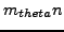$m_{theta}n$